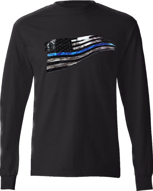 United States Thin Blue Line Long Sleeve