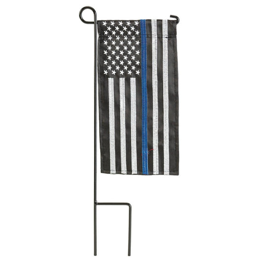 Thin Blue Line Mini Flag