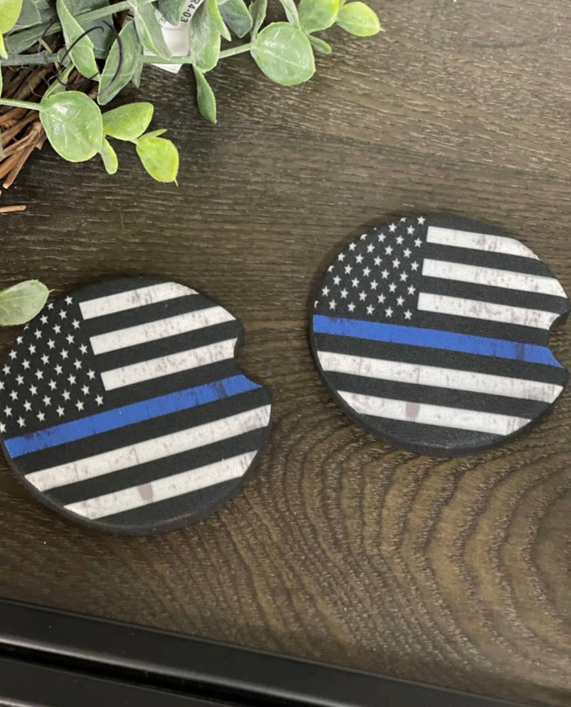 Thin Blue Line Coaster
