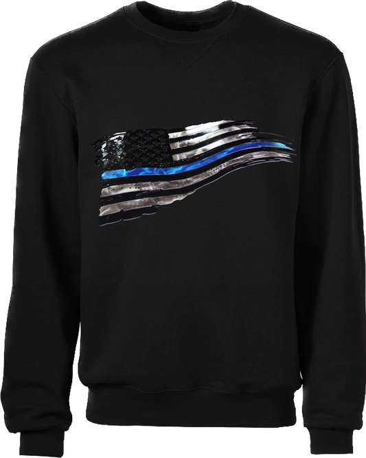 United States Thin Blue Line Crewneck Sweatshirt