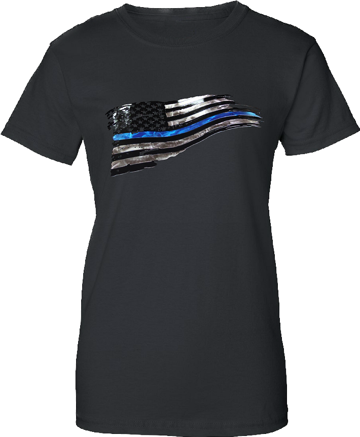 Women’s United States Thin Blue Line Short Sleeve