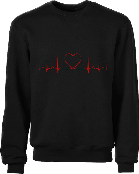 Rhythm Heartbeat Crewneck Sweatshirt