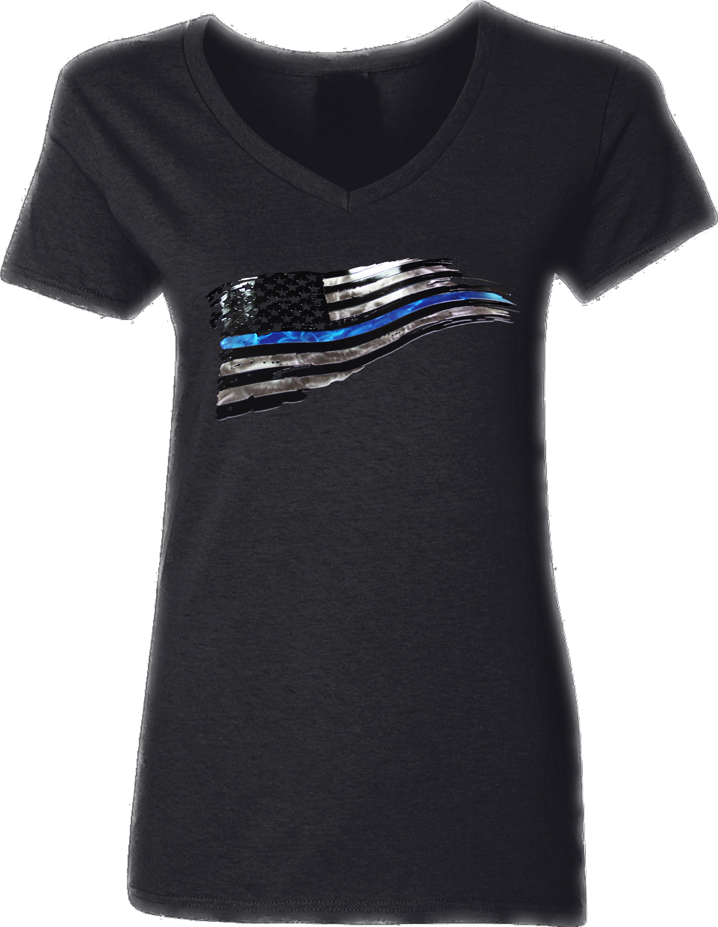 Women’s United States Thin Blue Line V-Neck