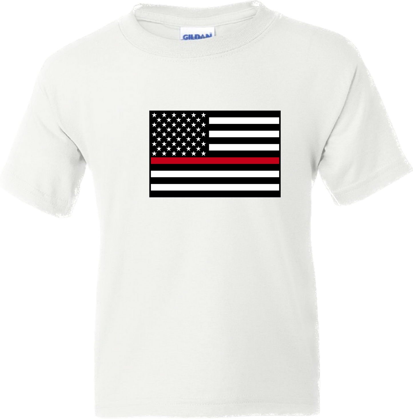 Youth’s Thin Red Line United States Flag Short Sleeve