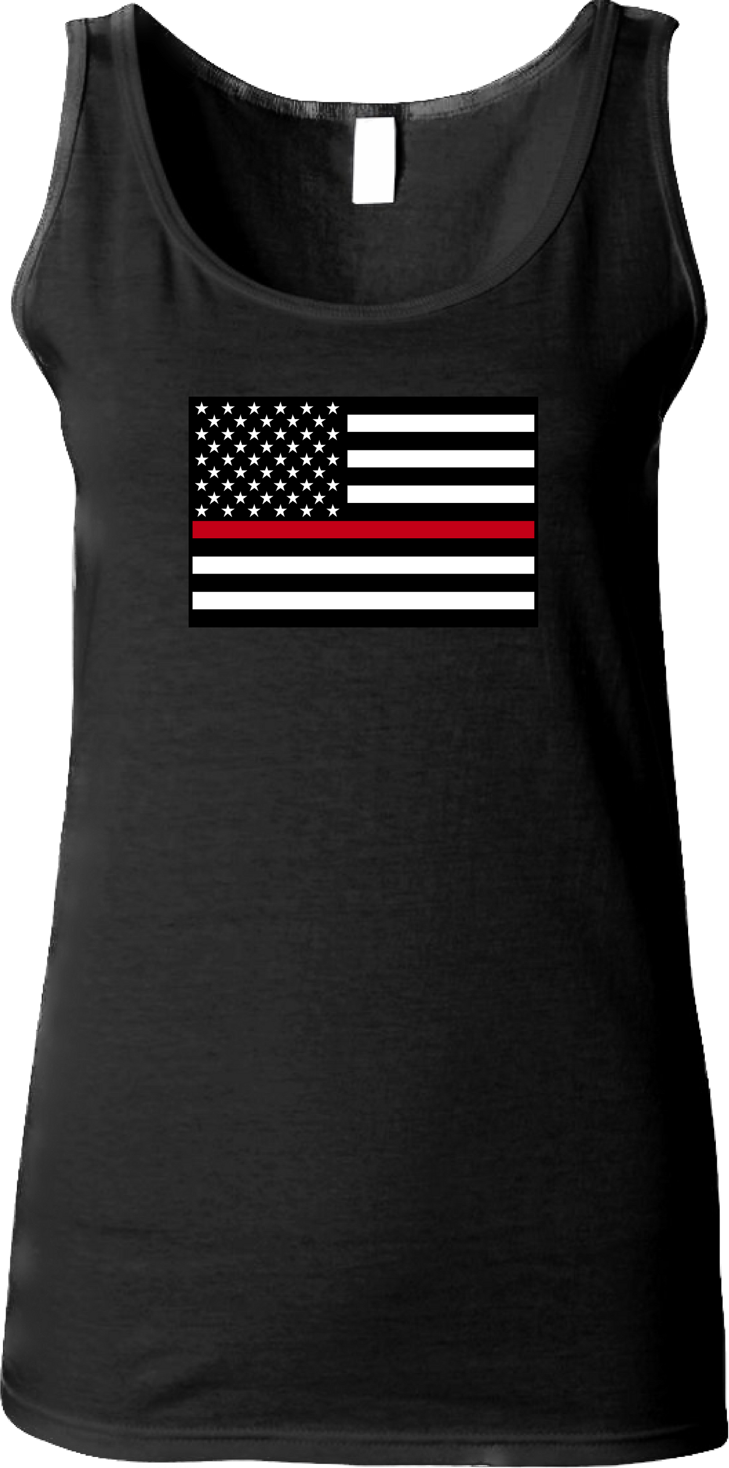 Women’s Thin Red Line United States Flag Tank Top