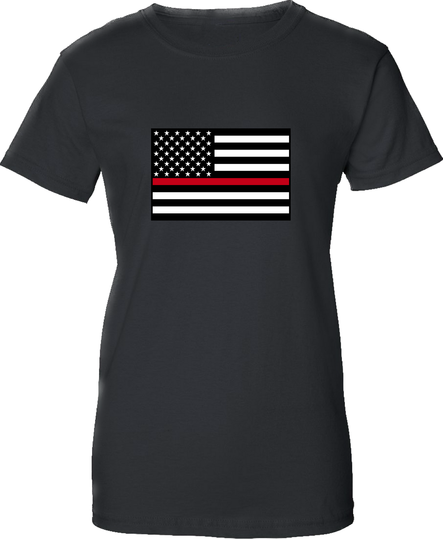Women’s Thin Red Line American Flag Short Sleeve
