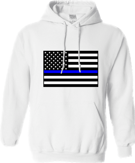 Thin Blue Line American Flag Sweater