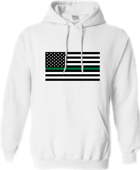 Thin Green Line American Flag Sweater