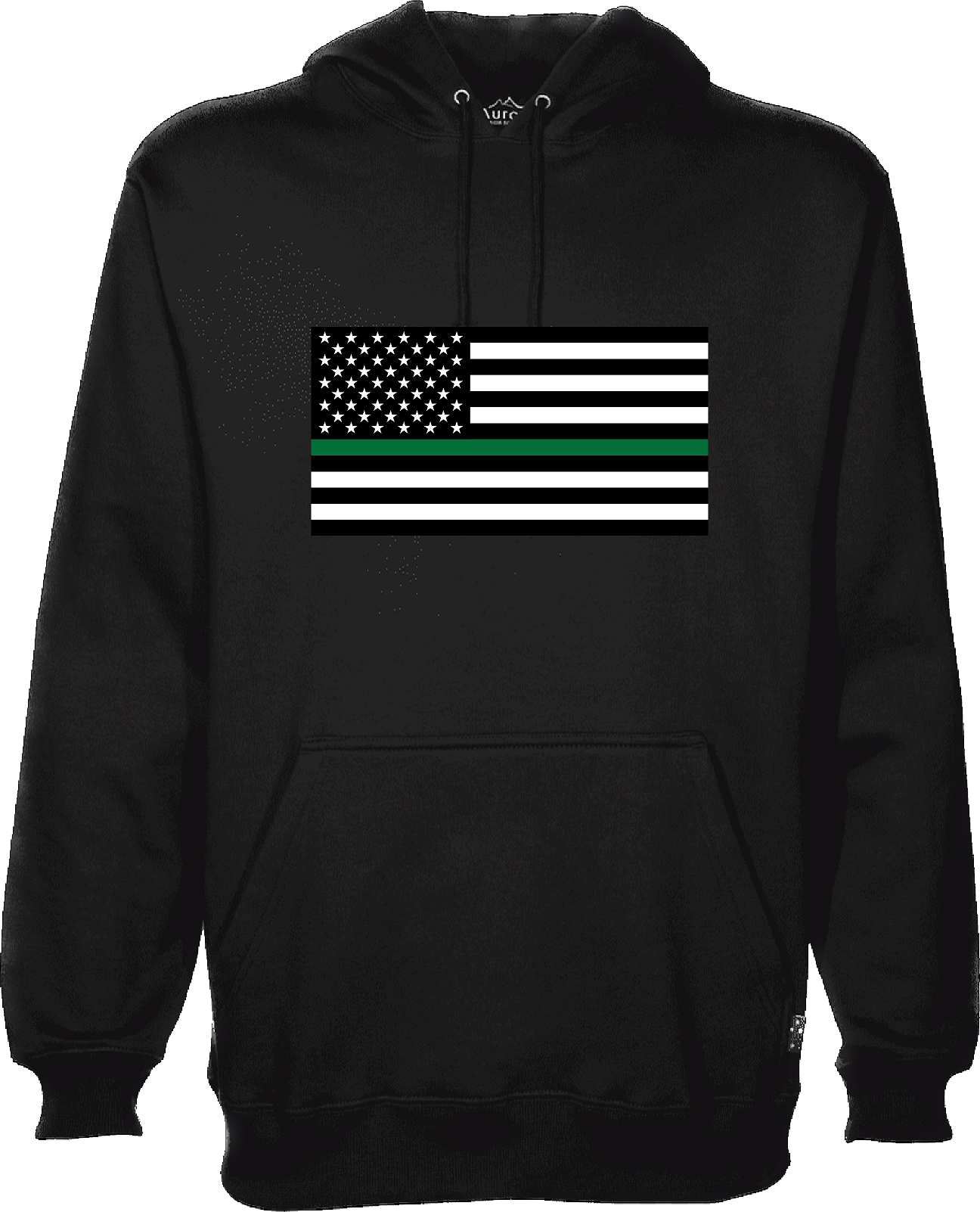 Thin Green Line American Flag Sweater