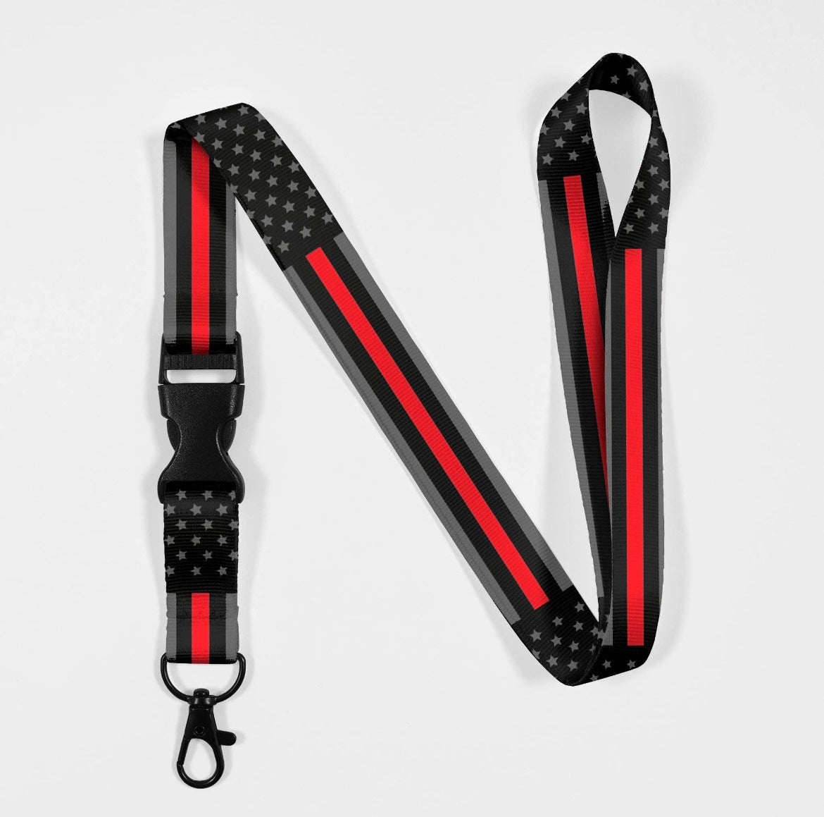 Thin Red Line Lanyard