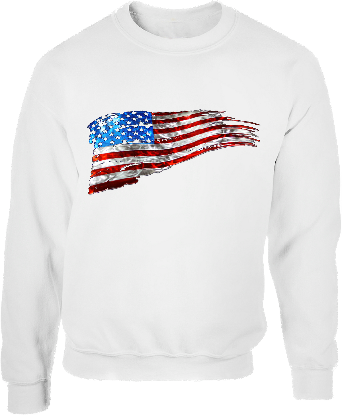 United States Flag Crewneck Sweatshirt