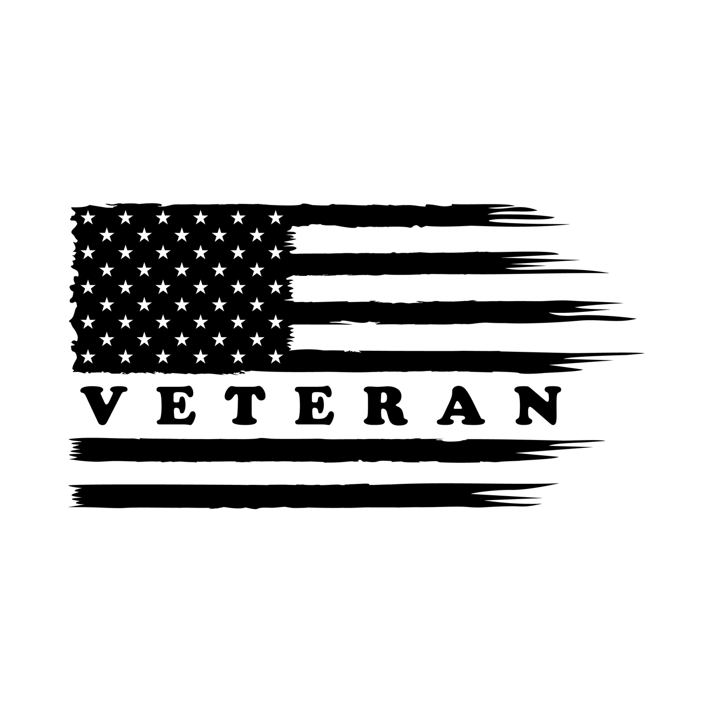 Veteran United States Flag Sticker