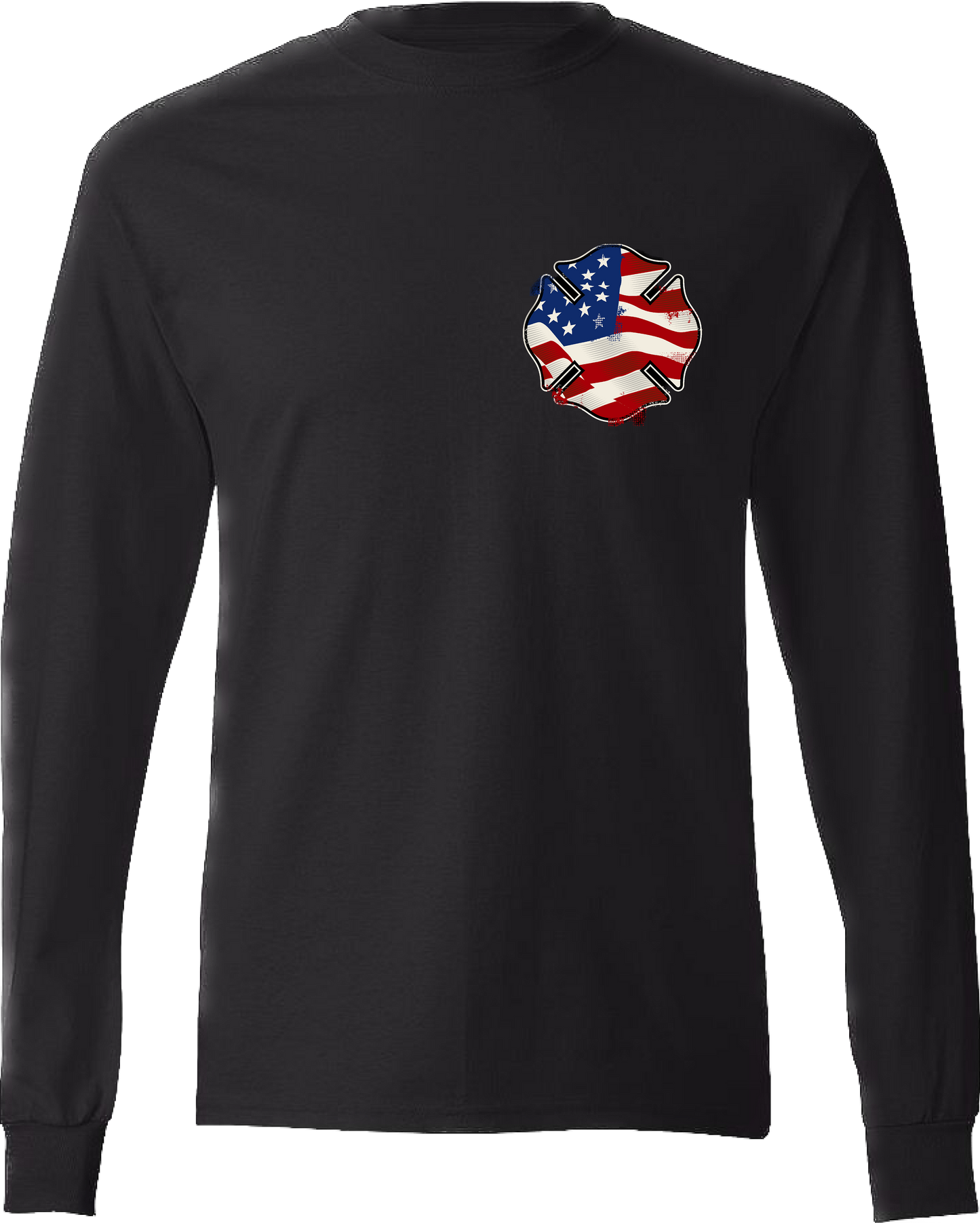 Fireman Shield Long Sleeve T-Shirt
