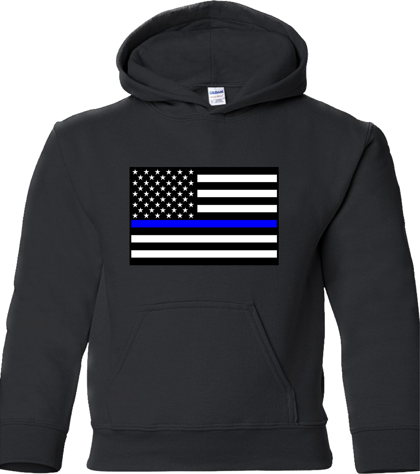 Youth’s Thin Blue Line United States Flag Sweatshirt