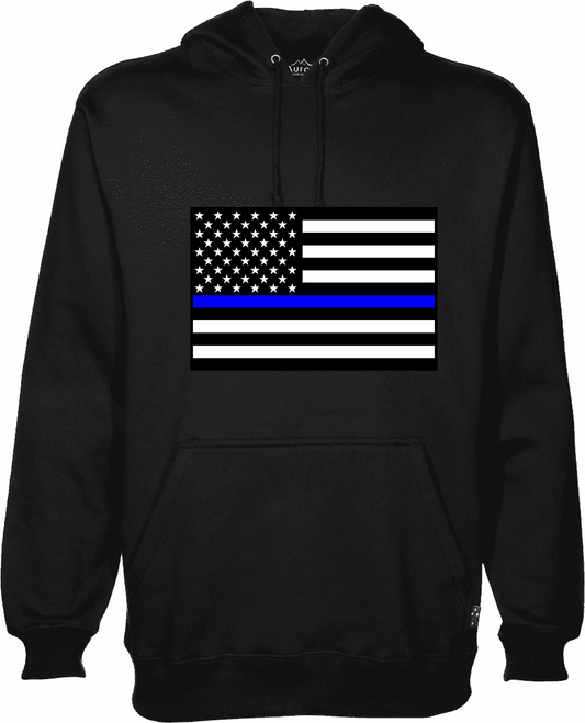Thin Blue Line American Flag Sweater
