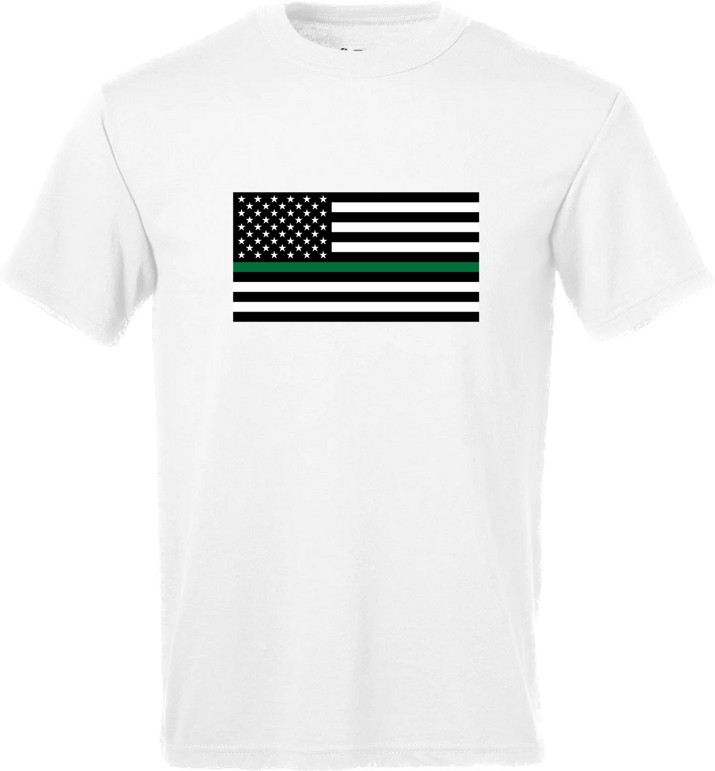 Men’s Thin Green Line American Flag Short Sleeve