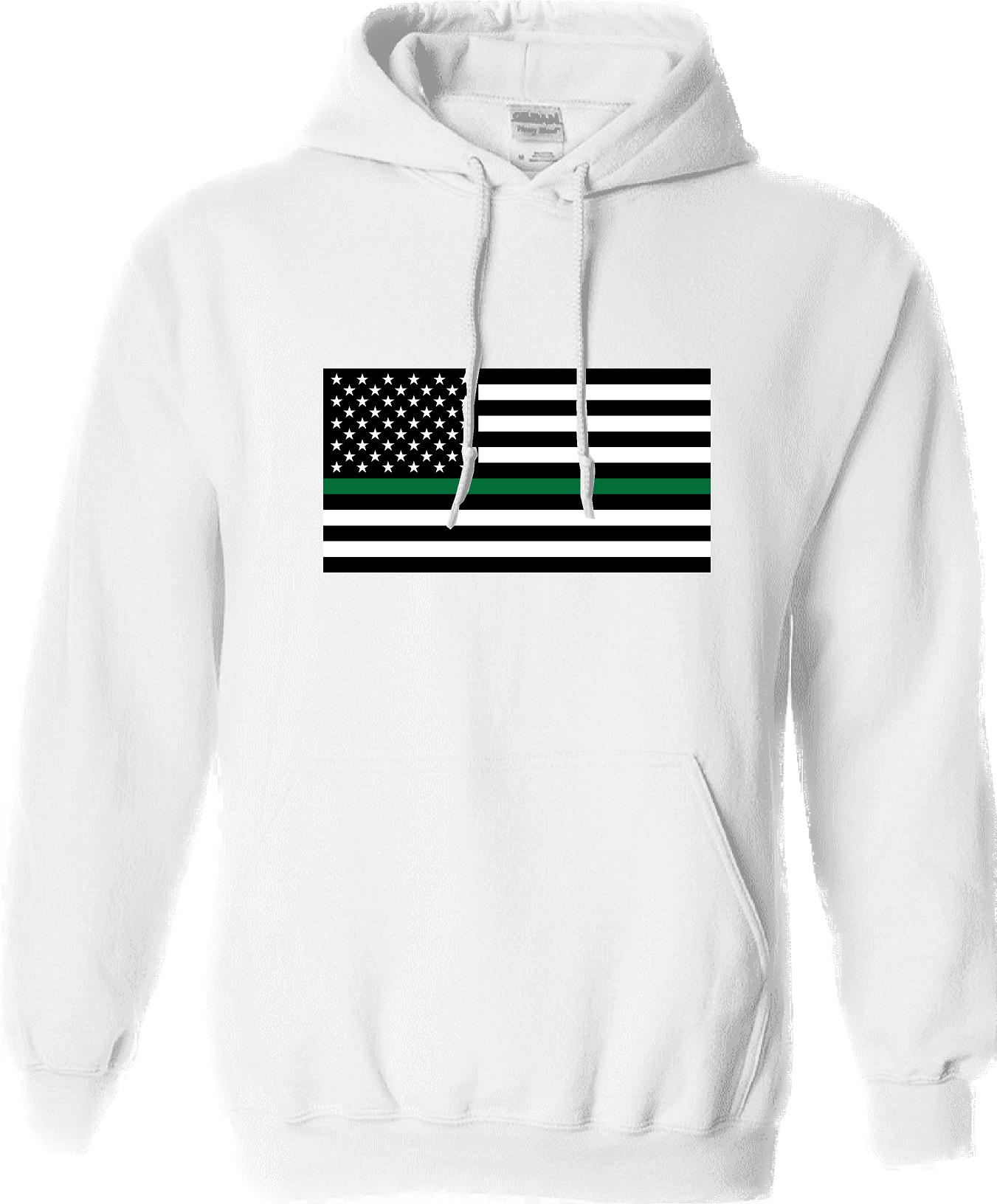 Thin Green Line American Flag Sweater